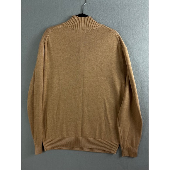 Kallspin Sweater Men's Extra Large Button Mock Neck Pullover Knitwear Casual - Picture 4 of 8